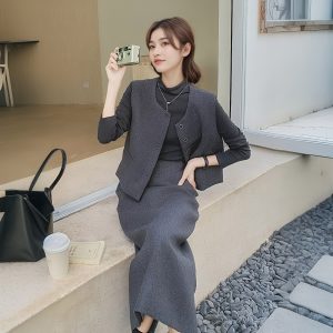 Xiaoxiang Style Vest Skirt Three-Piece Set Light Mature Elegant 2025 Spring New Arrival