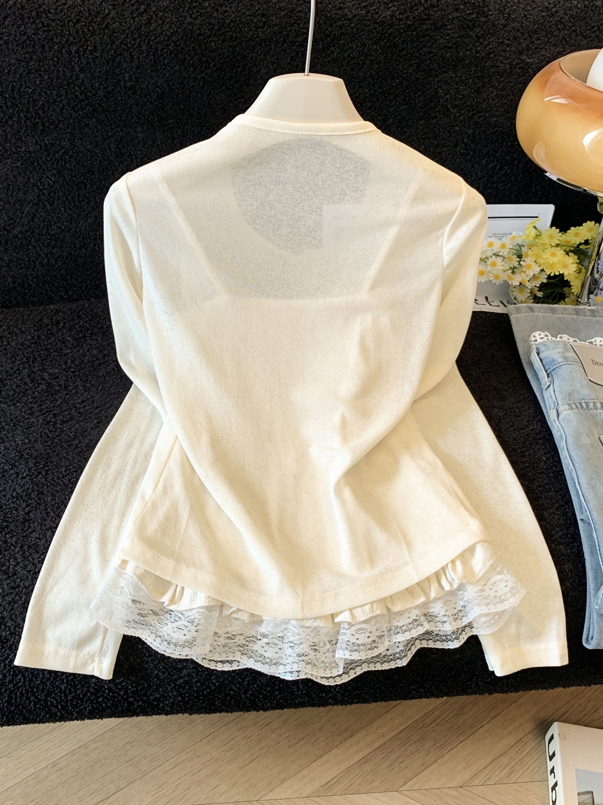 Soft Knit Sun Protection Cardigan Set with Camisole Women Summer Korean Style Short Top - Image 4